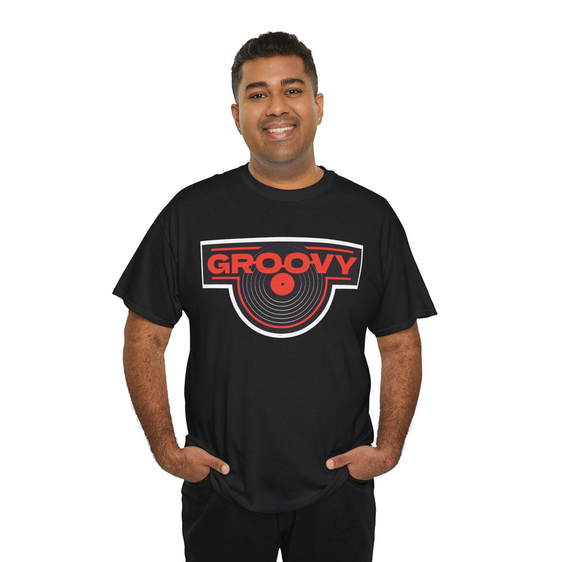 'Groovy' Men's T-Shirt, rear view