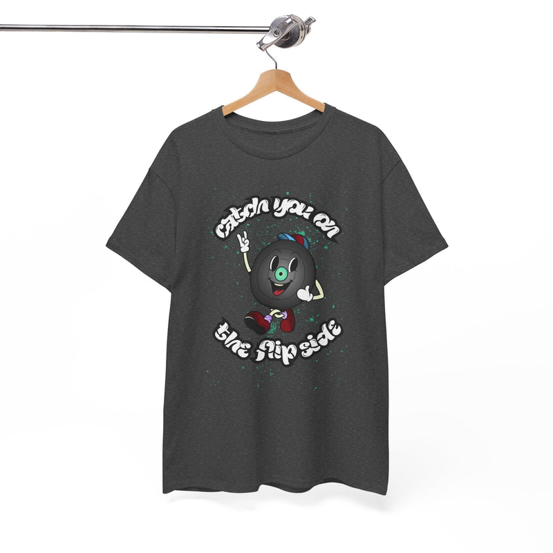 'Catch You On The Flip Side' Men's Vinyl T-Shirt, additional view