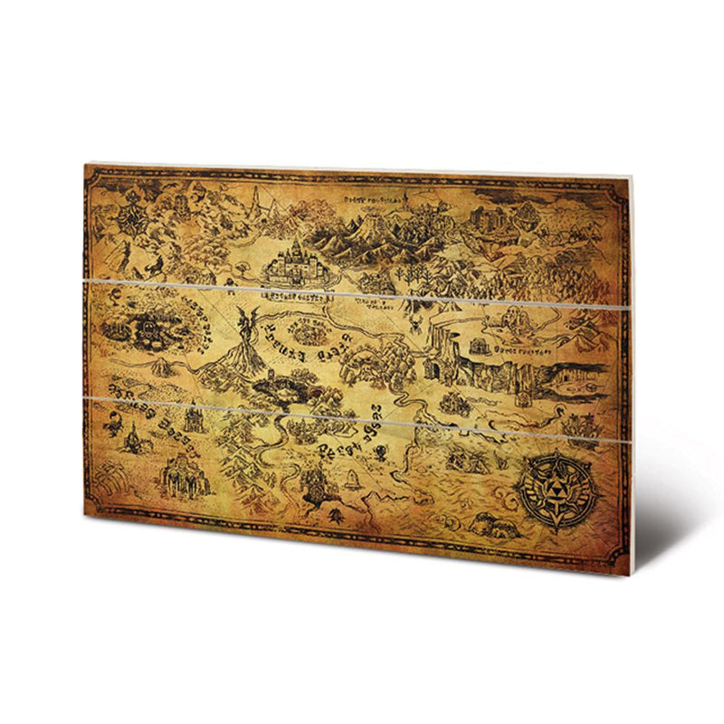 The Legend Of Zelda Map Wood Print collectible from Infinity Collectibles 2026