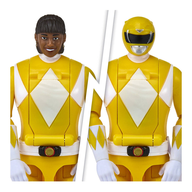 Mighty Morphin Power Rangers Auto Morphin Figure - Yellow Ranger