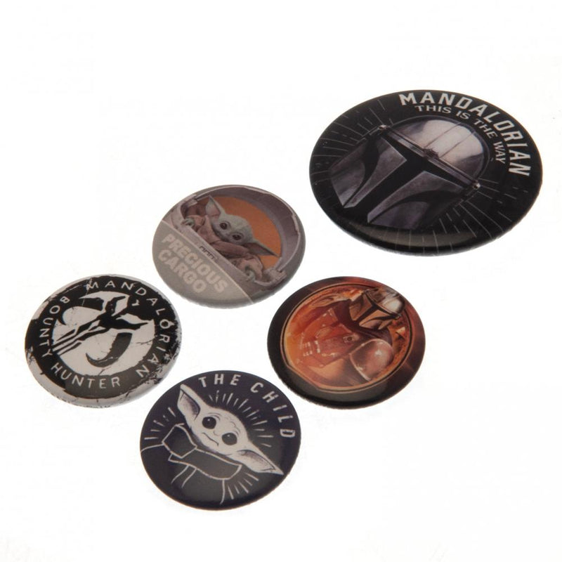 Star Wars: The Mandalorian Button Badge Set, alternate view