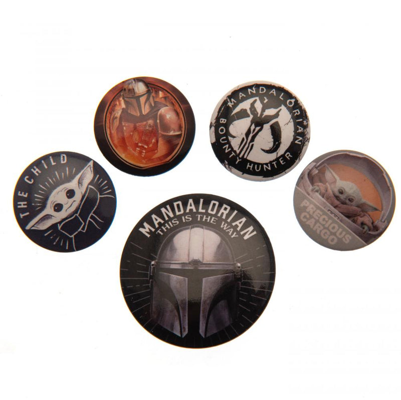 Star Wars: The Mandalorian Button Badge Set collectible from Infinity Collectibles 2026