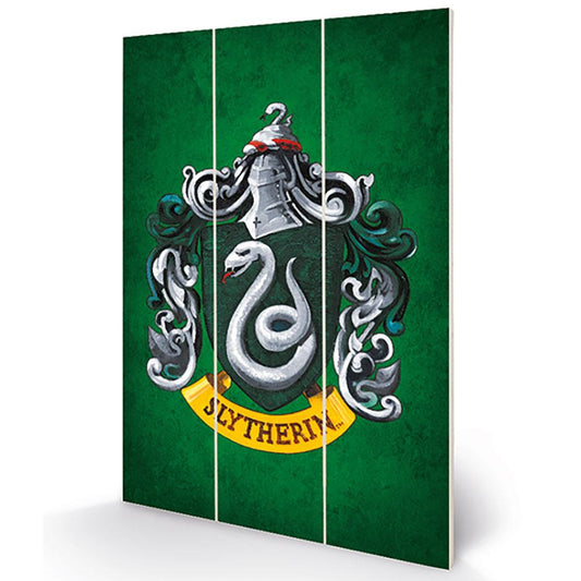 Harry Potter Slytherin Wood Print collectible from Infinity Collectibles 2026