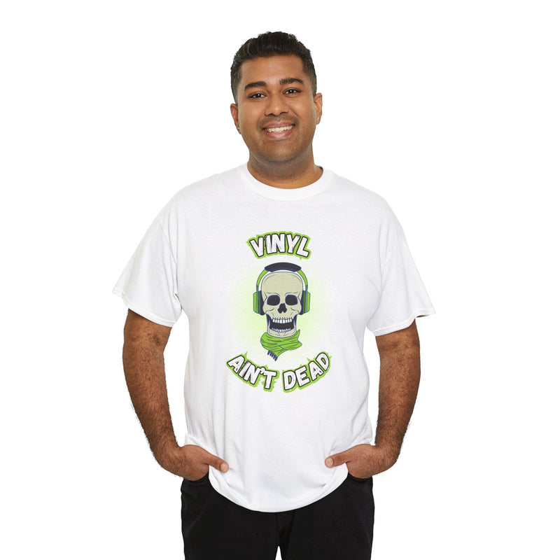 'Vinyl Ain't Dead' Headphones Men's T-Shirt, alternate view