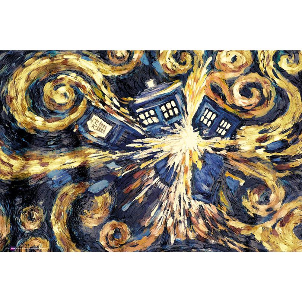 Doctor Who Poster Exploding Tardis