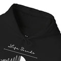 'Life Sounds Better on Vinyl' Men's Hoodie, additional view