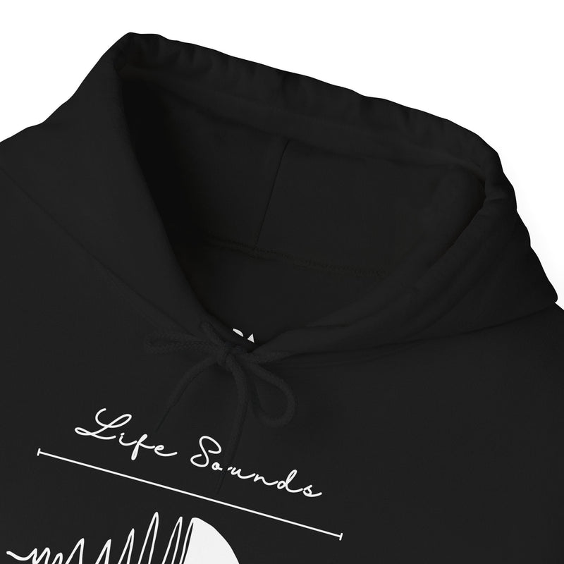 'Life Sounds Better on Vinyl' Men's Hoodie, additional view