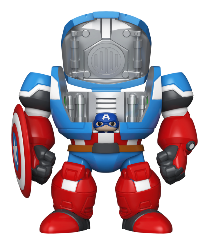 Bitty Pop! Bots - Marvel What If -Captain America w/Cap - Image