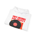 'Vinyl Records Are Groovy' Men's Hoodie, rear view