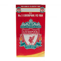 Liverpool FC No. 1 Fan Birthday Card, close-up detail