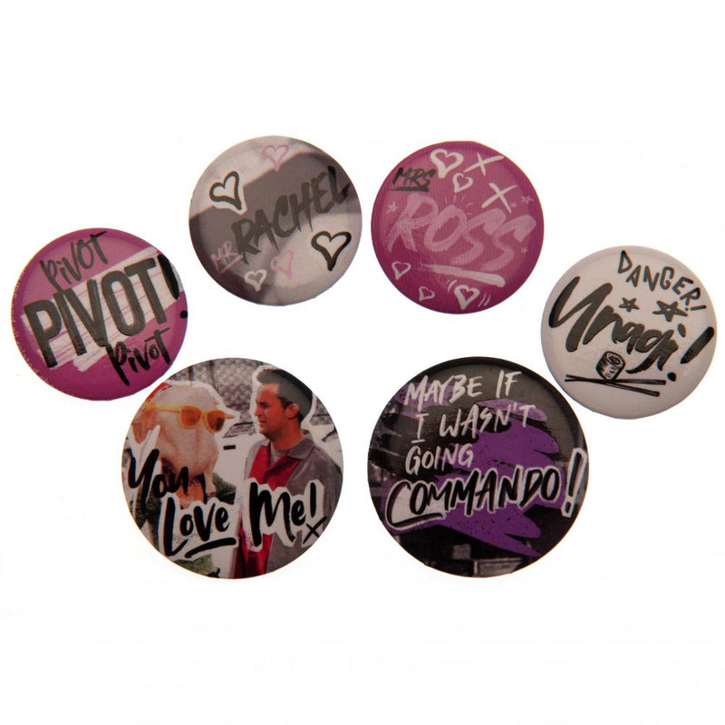 Friends Button Badge Set Doodle collectible from Infinity Collectibles 2026