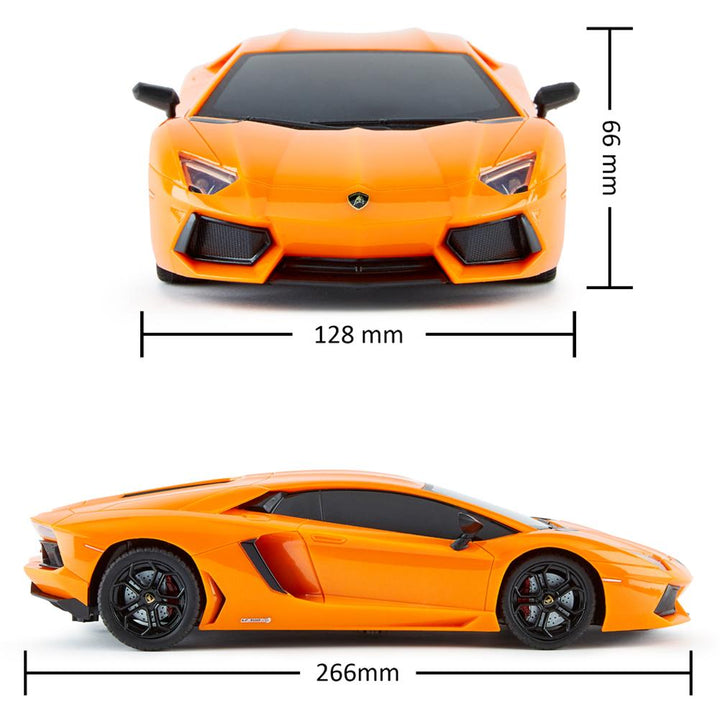 Lamborghini Aventador Radio Controlled Car 1:18 Scale Orange