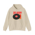 'Vinyl Records Are Groovy' Men's Hoodie, packaging shot