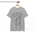 'I'm Not a Hoarder, I'm a Hero' Men's Vinyl T-Shirt, size reference