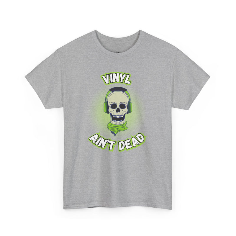 'Vinyl Ain't Dead' Headphones Men's T-Shirt, side angle