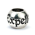 Harry Potter Silver Plated Spell Bead Charm Set, side angle