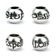Harry Potter Silver Plated Spell Bead Charm Set