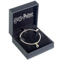 Harry Potter Sterling Silver Golden Snitch Crystal Bracelet