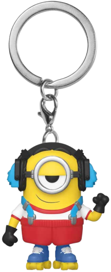 Minions 3 - Roller Skating Stuart Funko Pop! Keychain Vinyl Figure
