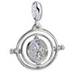 Harry Potter Sterling Silver Time Turner Crystal Charm
