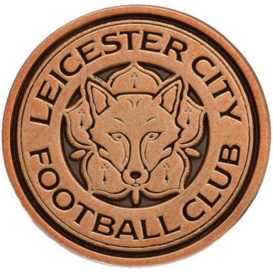 Leicester City FC Antique Gold Crest Badge collectible from Infinity Collectibles 2026