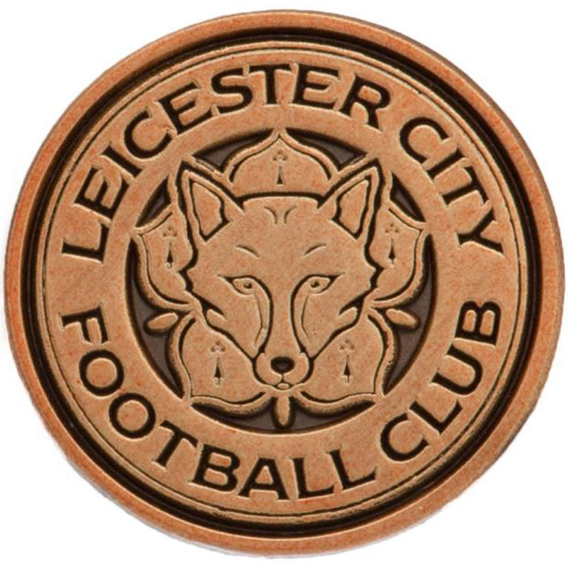 Leicester City FC Antique Gold Crest Badge collectible from Infinity Collectibles 2026