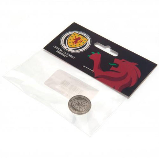 Scottish FA Antique Silver Crest Badge, alternate view