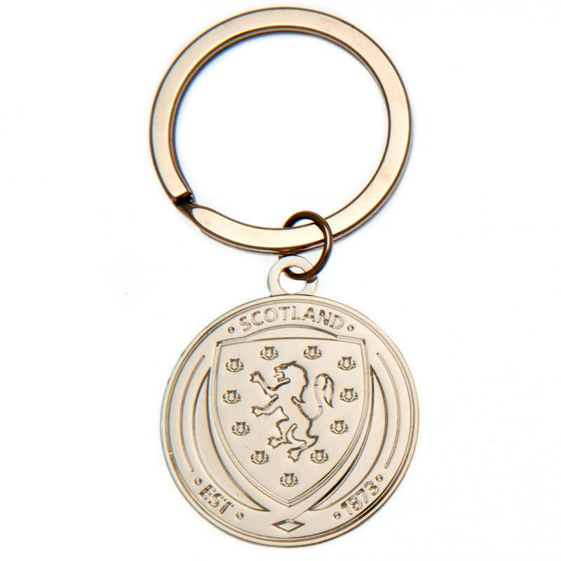 Scottish FA Silver Plated Crest Keyring collectible from Infinity Collectibles 2026