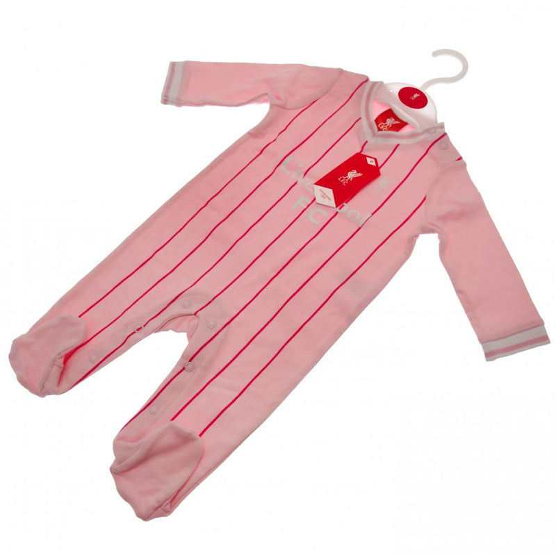 Liverpool FC Sleepsuit 6/9 mths PK, side angle