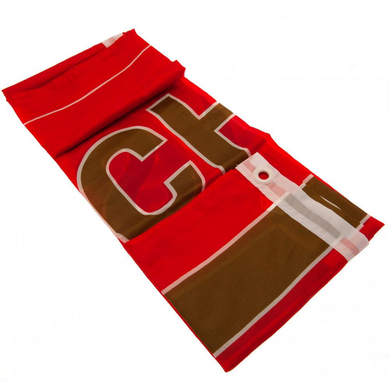 Liverpool FC Premier League Champions Flag, side angle