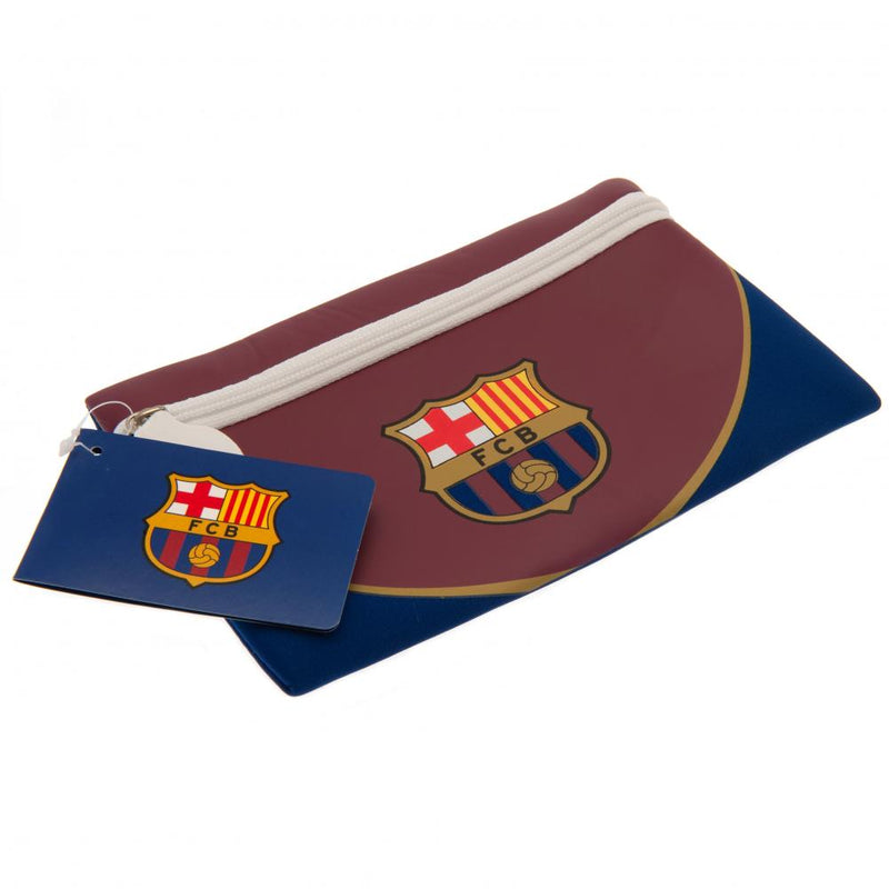 FC Barcelona Swoop Zipper Pencil Case, side angle