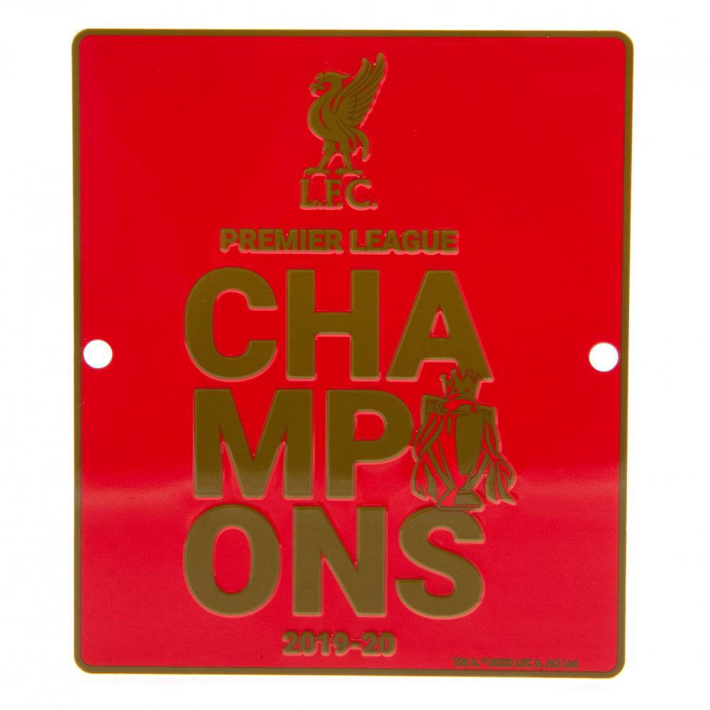 Liverpool FC Premier League Champions Window Sign