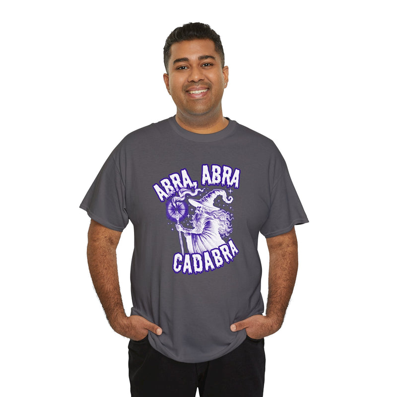 'Abracadabra' Halloween Band Lyric T-Shirt, close-up detail