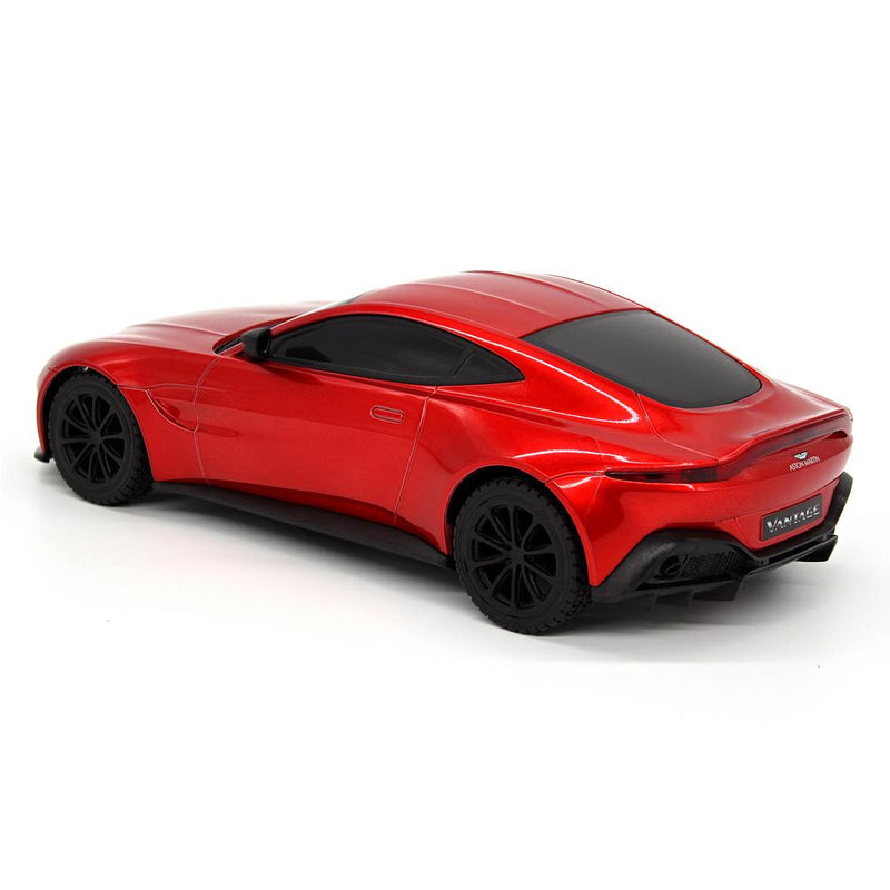 Aston Martin Vantage Radio Controlled Car 1:24 Scale Red, side angle