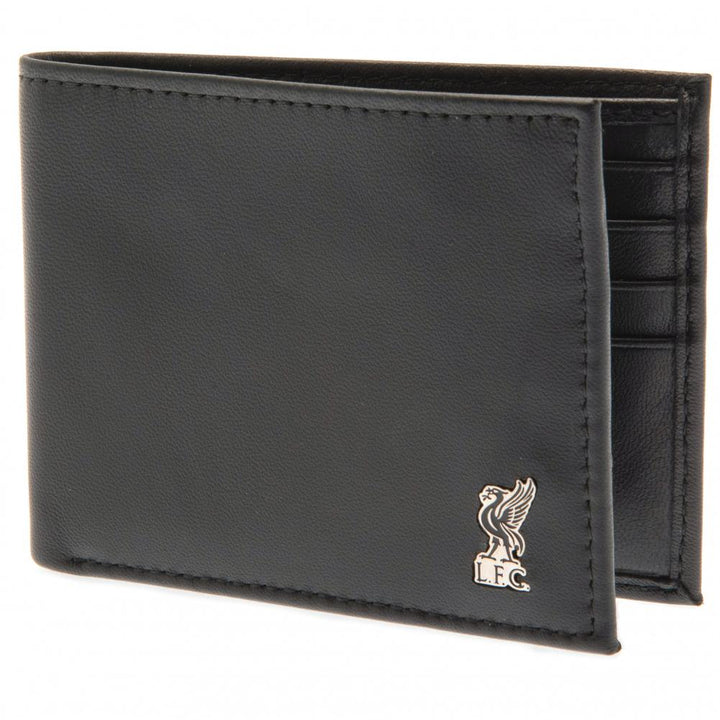 Liverpool FC Metal Crest Leather Wallet