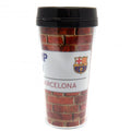 FC Barcelona Street Sign Travel Mug, side angle