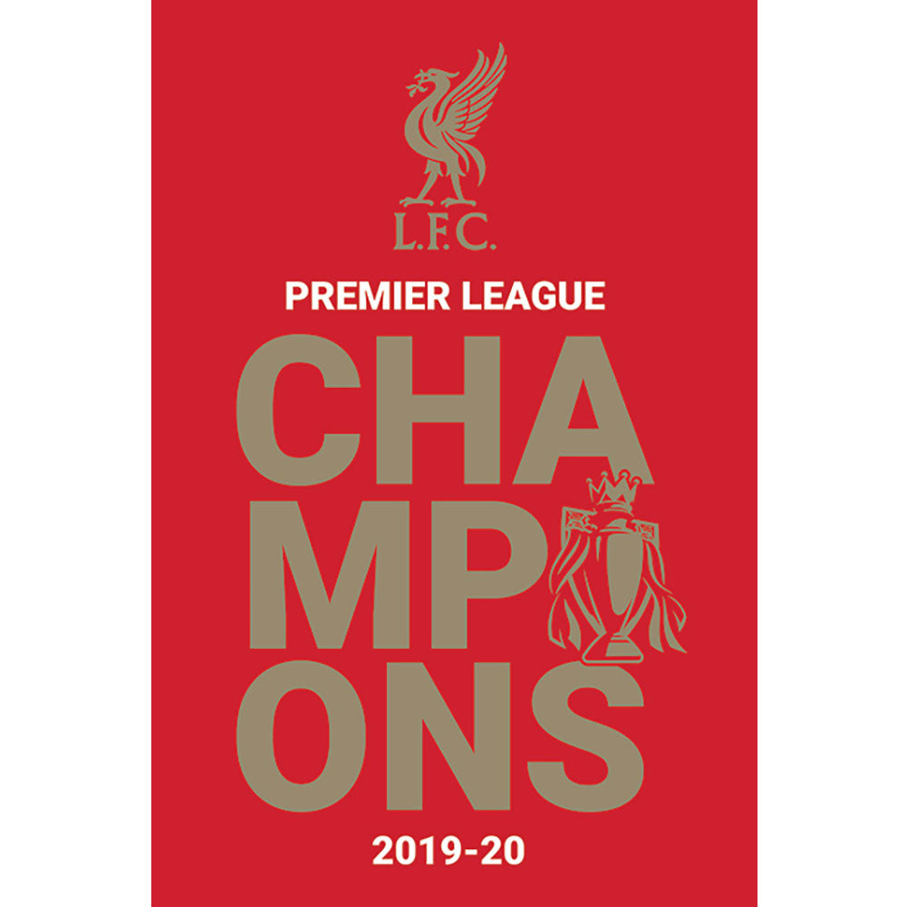 Liverpool FC Premier League Champions Poster