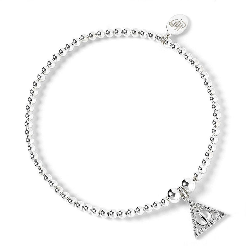 Harry Potter Sterling Silver Deathly Hallows Crystal Bracelet collectible from Infinity Collectibles 2026
