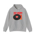 'Vinyl Records Are Groovy' Men's Hoodie, rear view