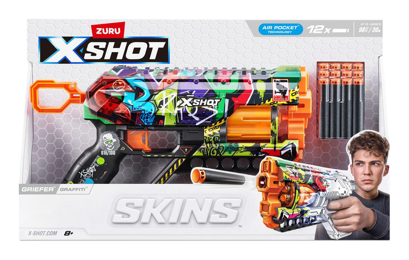 XSHOT Skins Griefer Blaster (12 Darts) - Image