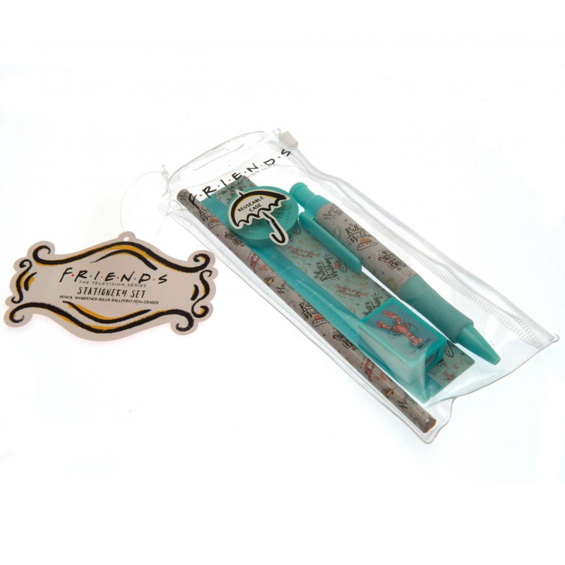 Friends 5pc Stationery Set, side angle