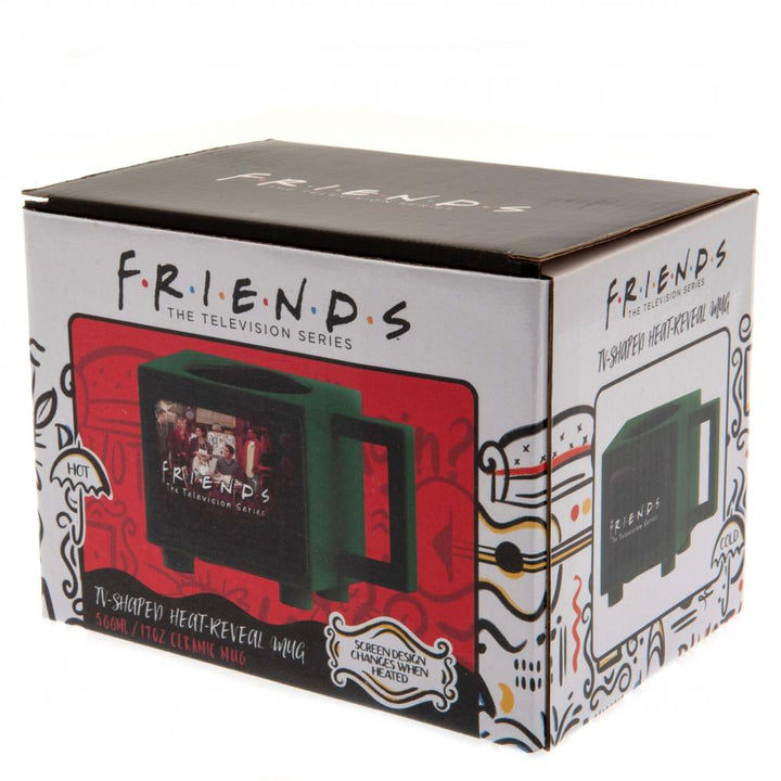 Friends Retro TV Heat Changing 3D Mug