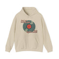'Just an Analog Guy in a Digital World' Hooded Sweatshirt, in display