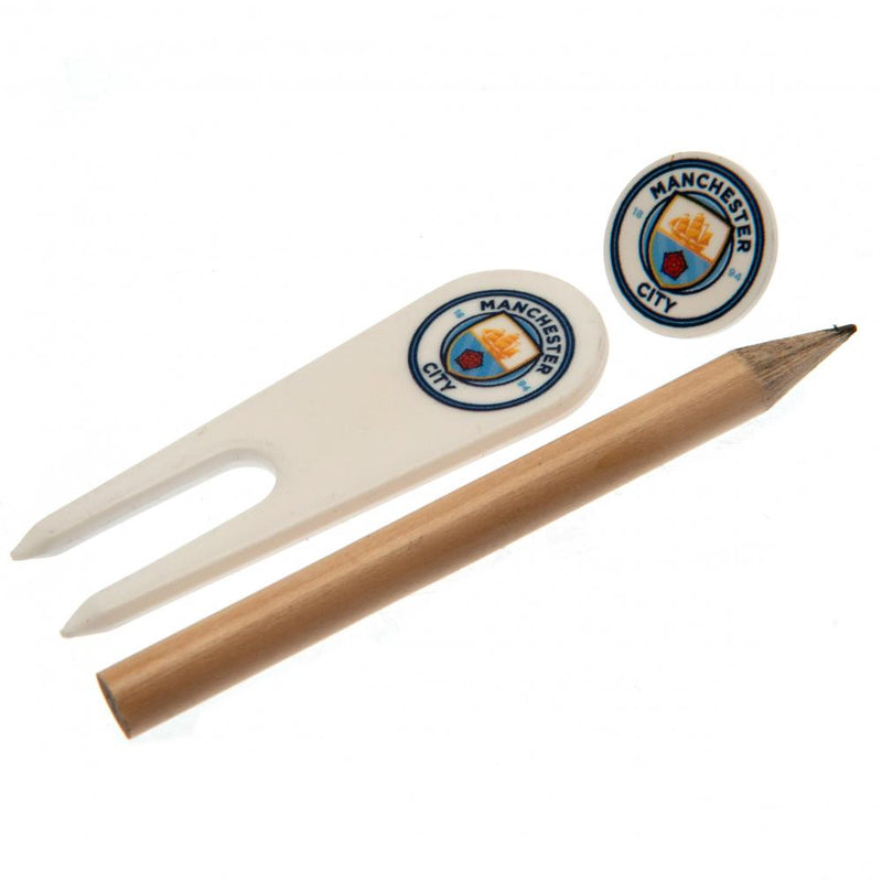 Manchester City FC Golf Accessories Pack, side angle