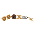 Harry Potter Gold Plated Stud Earring Set, alternate view