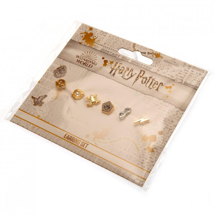 Harry Potter Gold Plated Earring Set