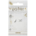 Harry Potter Silver Plated Hedwig Owl & Letter Stud Earrings, alternate view