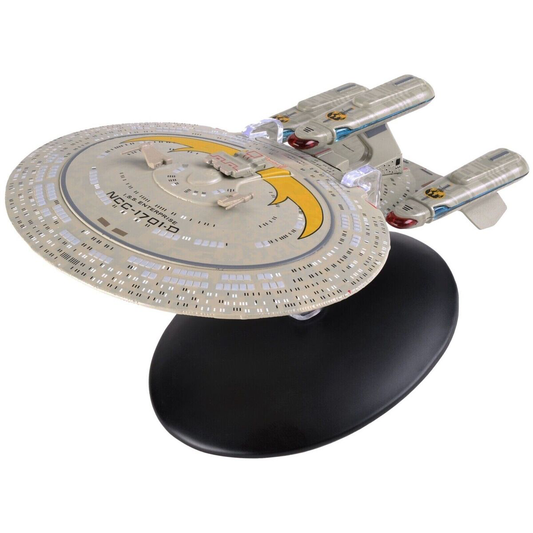 I.S.S. Enterprise-D NCC-1701-D Mirror Universe (Paint Variant) Model Diecast Ship BONUS ISSUE (Eaglemoss / Star Trek)