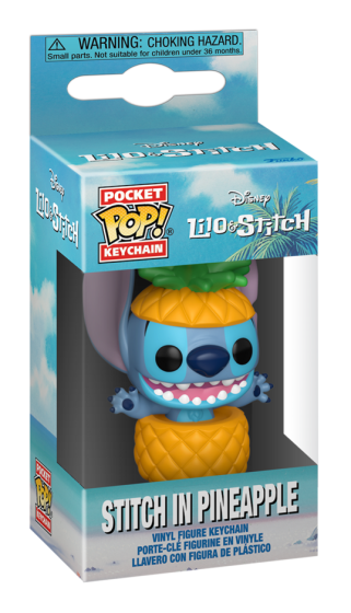 Stitch - Stitch in Pineapple Funko Pop! Keychain Vinyl Figure