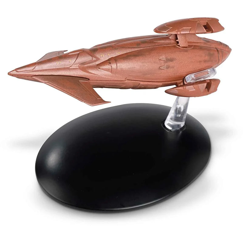 Vulcan Survey Vessel D'Vahl Model Die Cast Ship (Eaglemoss / Star Trek), rear view
